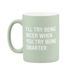 About Face Designs BAR & BEVERAGE BEING SMARTER MUG