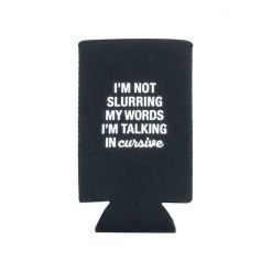 About Face Designs CURSIVE SLIM KOOZIE