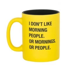 About Face Designs BAR & BEVERAGE DON'T LIKE MORNINGS MUG