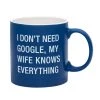 About Face Designs BAR & BEVERAGE WIFE KNOWS EVERYTHING MUG