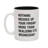 About Face Designs WEDNESDAY MUG