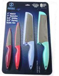 CORE HOME 8pc KNIFE SET CORE, COOL