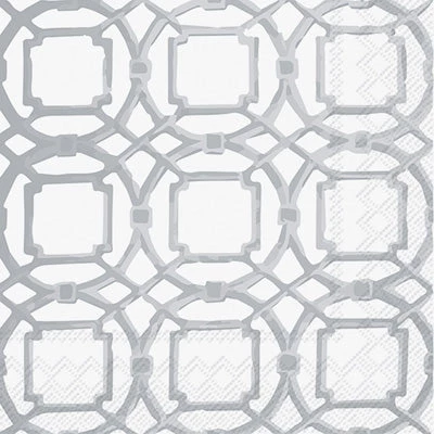 BOSTON INTERNATIONAL COURTYARD SILVER LUNCH NAPKIN 1 BOSTON INTERNATIONAL COURTYARD SILVER LUNCH NAPKIN