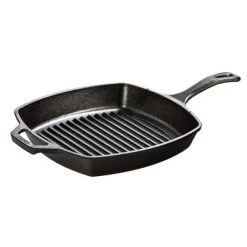 LODGE MANUFACTURING COOKWARE LODGE 10.5" SQUARE CAST IRON GRILL PAN