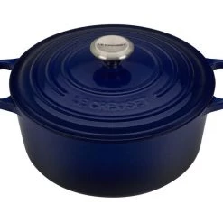 LE CREUSET/SCREWPULL 5.5 QT ROUND DUTCH OVEN INDIGO