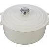 LE CREUSET/SCREWPULL COOKWARE 7.25 QT ROUND DUTCH OVEN, WHITE