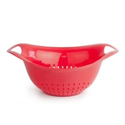 ARCHITEC KITCHEN TOOLS GRIPPER COLANDER, RED 4 QUART