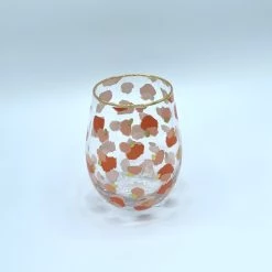 MARY SQUARE BAR & BEVERAGE LEOPARD STEMLESS WINE GLASS