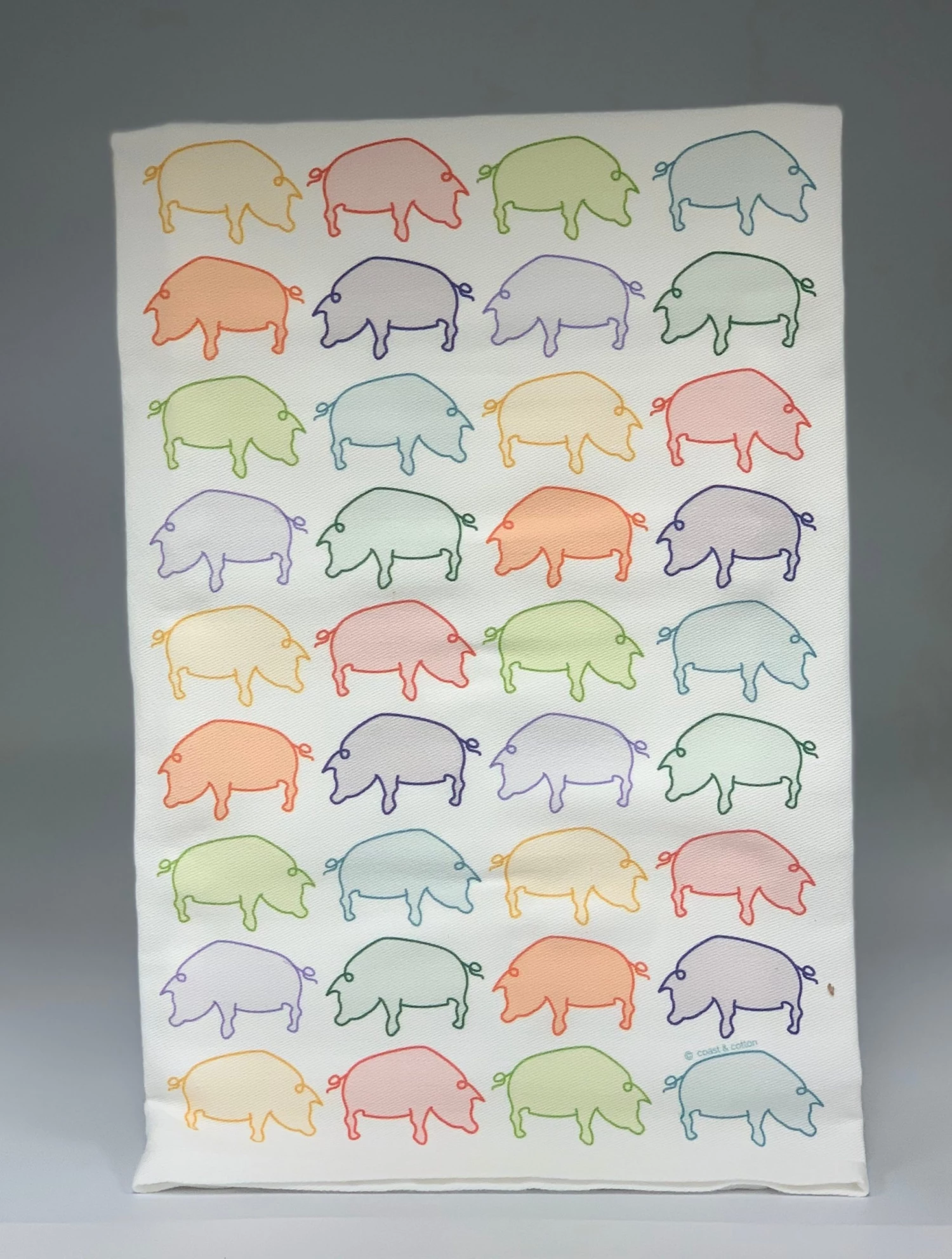 COAST & COTTON PIGS TOWEL LINENS 1 COAST & COTTON PIGS TOWEL LINENS