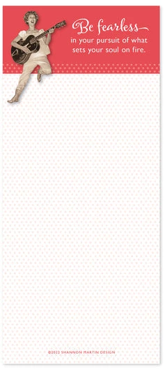 BIELY & SHOAF (SHANNON MARTIN) GIFTS BE FEARLESS LIST PAD 1 BIELY & SHOAF (SHANNON MARTIN) GIFTS BE FEARLESS LIST PAD