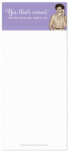 BIELY & SHOAF (SHANNON MARTIN) GIFTS HORSE YOU RODE IN ON LIST PAD 1 BIELY & SHOAF (SHANNON MARTIN) GIFTS HORSE YOU RODE IN ON LIST PAD