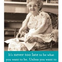 BIELY & SHOAF (SHANNON MARTIN) GIFTS NEVER TOO LATE MAGNET