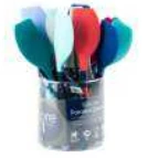 CORE HOME KITCHEN TOOLS SILICONE POINTED SPATULA CORE, ASSORTED