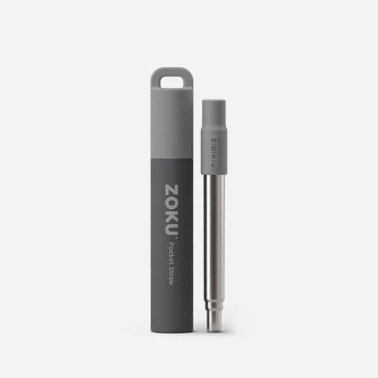 ZOKU REUSABLE POCKET STRAW, ASSORTED 1 ZOKU REUSABLE POCKET STRAW, ASSORTED