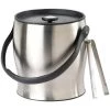 FILAMENT BAR & BEVERAGE STAINLESS STEEL ICE BUCKET W/TONGS