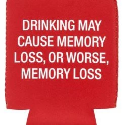 About Face Designs BAR & BEVERAGE MEMORY LOSS KOOZIE
