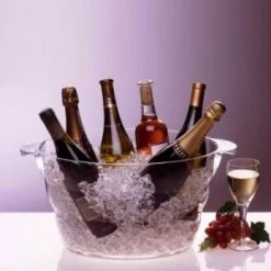 PRODYNE BIG OVAL PARTY TUB CLEAR