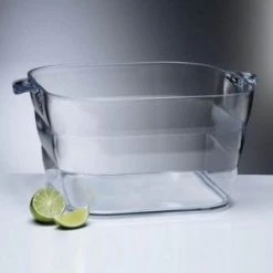 PRODYNE BIG SQ PARTY TUB CLEAR BAR & BEVERAGE