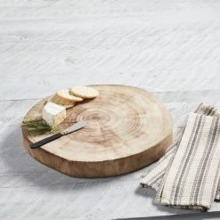 MUDPIE WOOD SLICE BOARD SET
