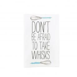 MUDPIE DON'T BE AFRAID HAND TOWEL LINENS