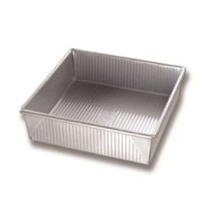USA PAN, A PREMIER PAN COMPANY 8" SQUARE CAKE PAN BAKING & PASTRY TOOLS