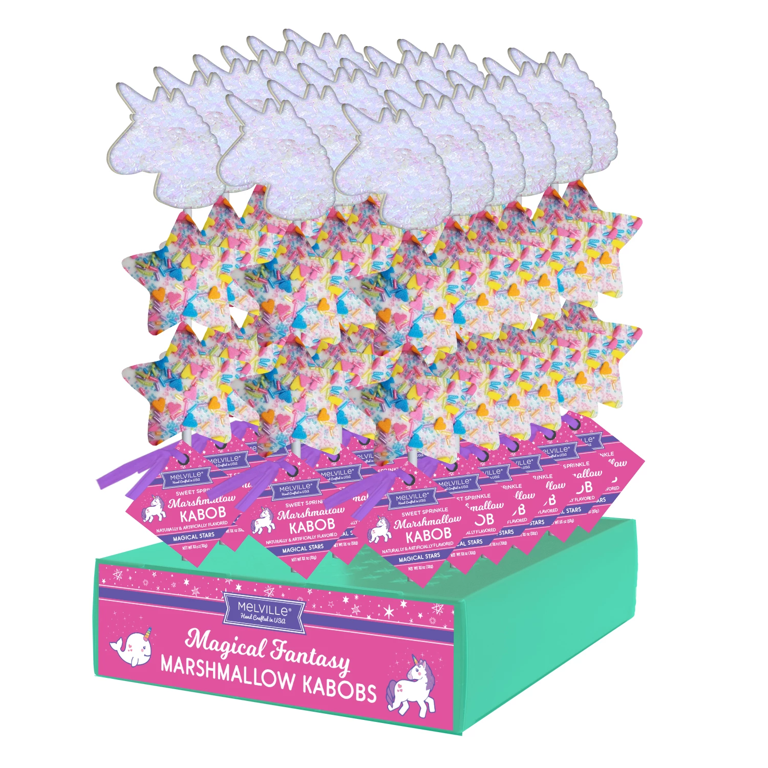 MELVILLE CANDY CORP MAGICAL MARSHMALLOW KABOB FOOD GIFTS 1 MELVILLE CANDY CORP MAGICAL MARSHMALLOW KABOB FOOD GIFTS