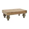 MUDPIE WOOD FOOTED SERVING STAND SERVEWARE