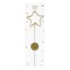 TOPS MALIBU PAPER PRODUCTS GOLD SPARKLER PARTY CANDLE, STAR