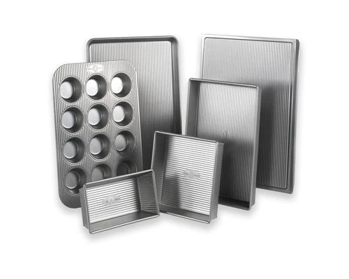 USA PAN, A PREMIER PAN COMPANY BAKING & PASTRY TOOLS 6 PC BAKEWARE SET 1 USA PAN, A PREMIER PAN COMPANY BAKING & PASTRY TOOLS 6 PC BAKEWARE SET