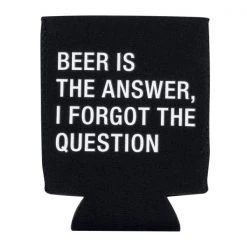 About Face Designs BAR & BEVERAGE BEER IS THE ANSWER KOOZIE