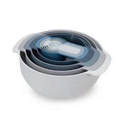 JOSEPH JOSEPH FOOD STORAGE NEST 9 PLUS FOOD PREP SET, EDITIONS SKY