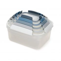 JOSEPH JOSEPH NEST 10 LOCK MULTI-SIZE CONTAINER SET, BLUE FOOD STORAGE