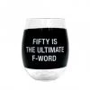 About Face Designs ULTIMATE F WORD WINE GLASS BAR & BEVERAGE