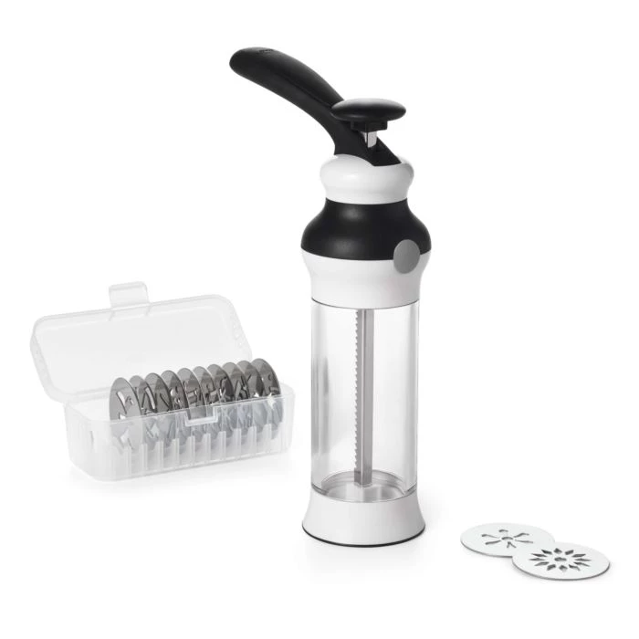 OXO GOOD GRIPS COOKIE PRESS SET, 14 PC 1 OXO GOOD GRIPS COOKIE PRESS SET, 14 PC