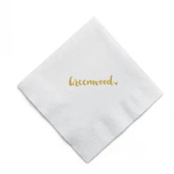 MAD Design Greenwood Foil Cocktail Napkins