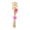 MUDPIE KITCHEN TOOLS PINK FLORAL SPATULA SET