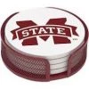 THIRSTYSTONE BAR & BEVERAGE MISSISSIPPI STATE COASTERS, SET OF 4