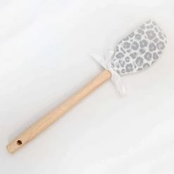 MARY SQUARE LEOPARD SILICONE SPATULA KITCHEN TOOLS
