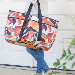 MARY SQUARE FOOD STORAGE SWIRL OPEN TOTE