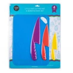 CORE HOME 4 PC KIDS SAFE PLASTIC KNIFE SET