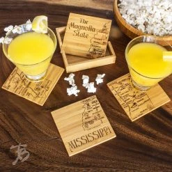 TOTALLY BAMBOO MS PUZZLE COASTERS 5 TOTALLY BAMBOO MS PUZZLE COASTERS