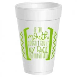 SASSY CUPS MOUTH FACE CUP BAR & BEVERAGE