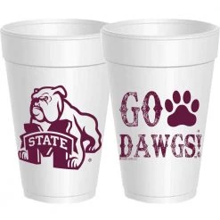 SASSY CUPS BAR & BEVERAGE MSU GO DAWGS CUP
