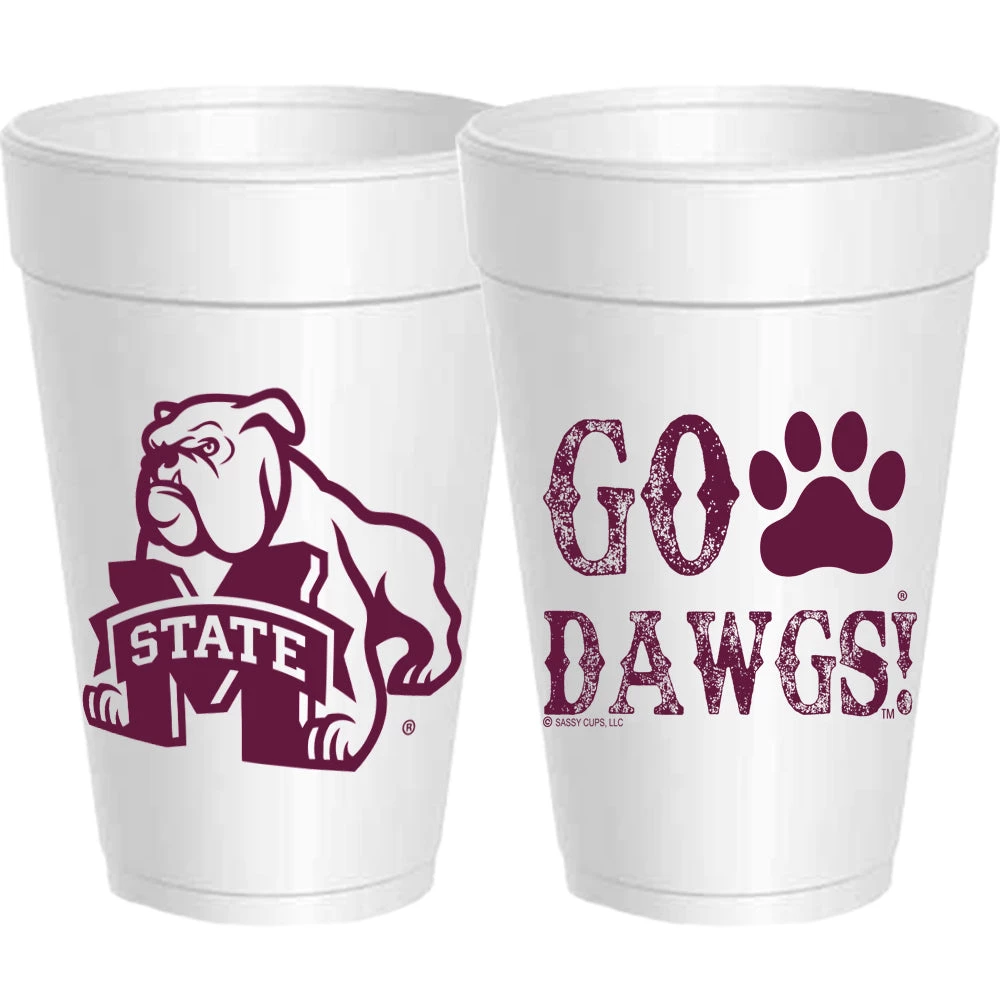 SASSY CUPS BAR & BEVERAGE MSU GO DAWGS CUP 1 SASSY CUPS BAR & BEVERAGE MSU GO DAWGS CUP