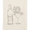 MUDPIE LINENS VODKA DRINK DISH TOWEL