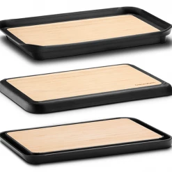 DREAM FARM BIG FLEDGE CUTTING BOARD, BAMBOO KITCHEN TOOLS