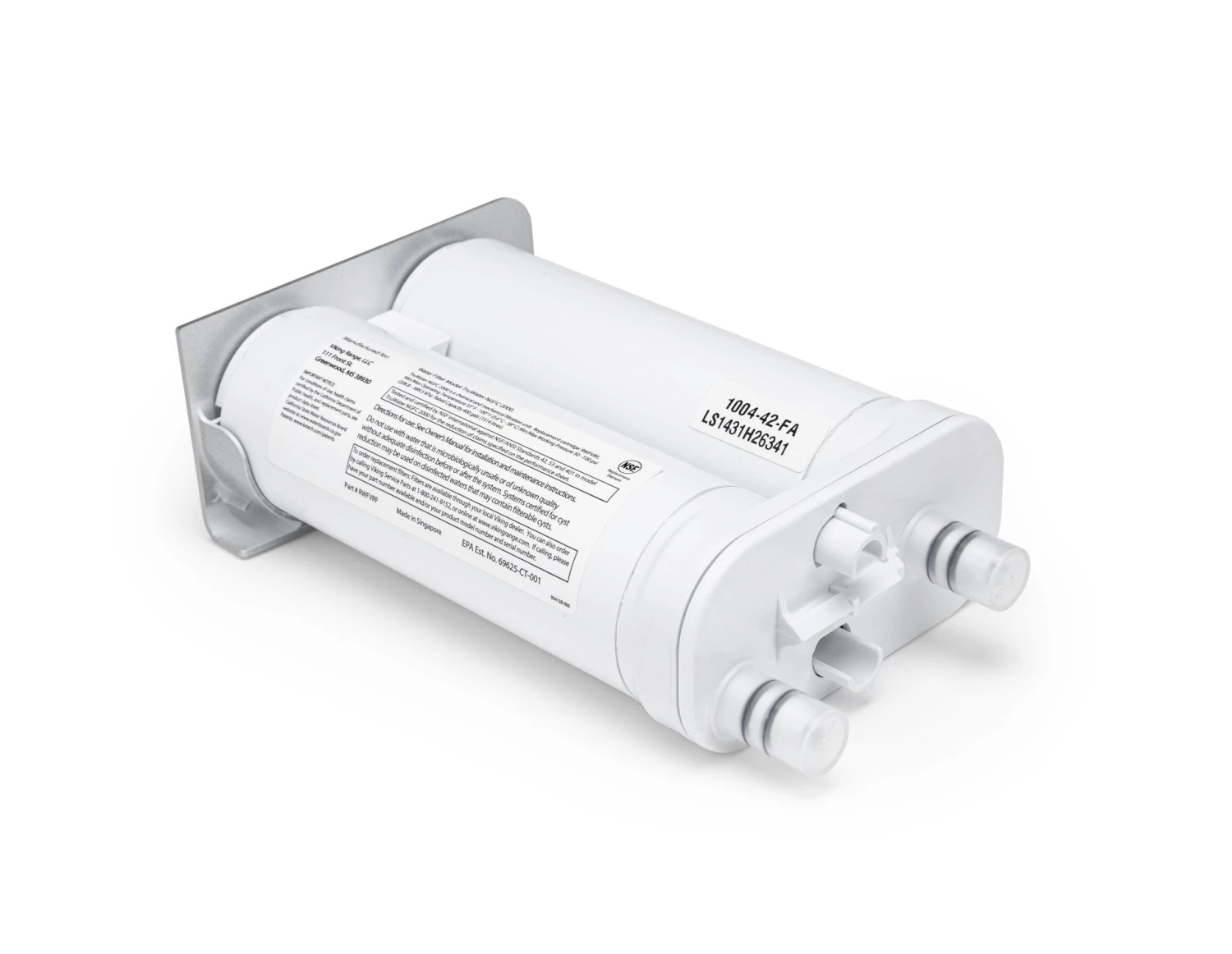 VIKING RANGE CORP VIKING WATER FILTER FOR FREESTANDING REFRIGERATORS - RWFVRF 1 VIKING RANGE CORP VIKING WATER FILTER FOR FREESTANDING REFRIGERATORS - RWFVRF