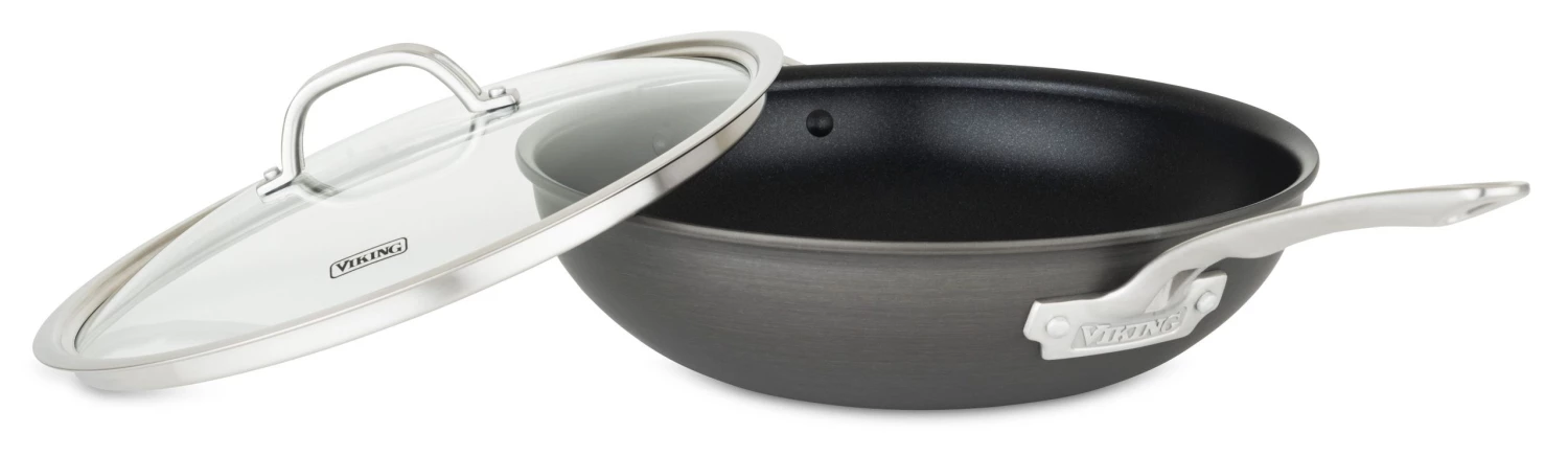 Clipper Corporation VIKING 12" COVERED CHEF’S PAN, HARD ANODIZED 1 Clipper Corporation VIKING 12" COVERED CHEF’S PAN, HARD ANODIZED