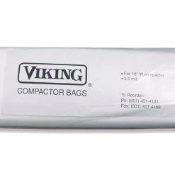 VIKING RANGE CORP VIKING 18" TRASH COMPACTOR BAGS & TIES (Case Of 180) - TCBC