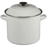 LE CREUSET/SCREWPULL COOKWARE 10 QT STOCKPOT WHITE